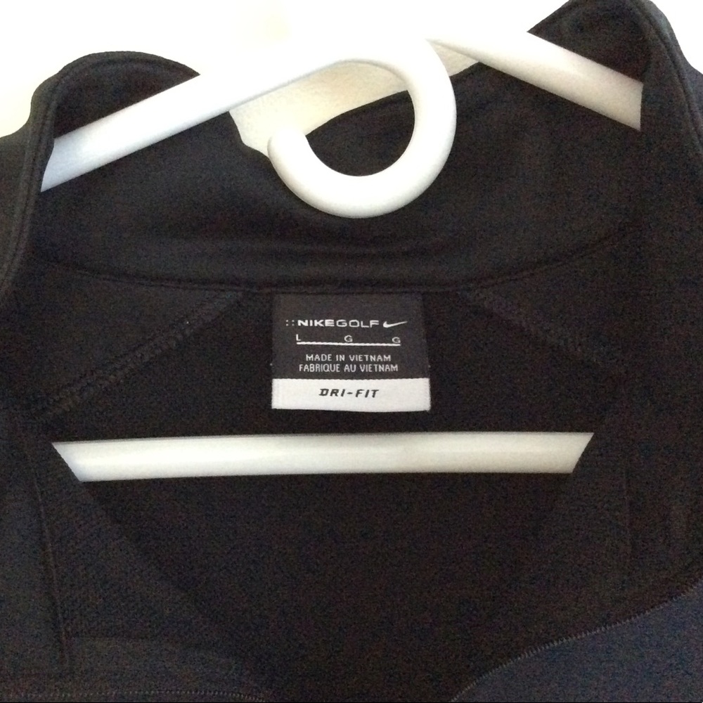 Nike Men’s Black/Blue Dri-FIT Quarter Zip - Picture 7 of 7